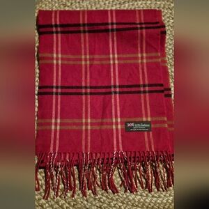 Cashmere Plaid Scarf Made In Scotland
